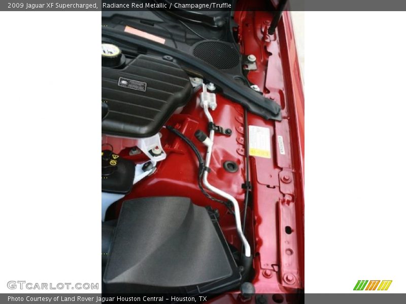Radiance Red Metallic / Champagne/Truffle 2009 Jaguar XF Supercharged