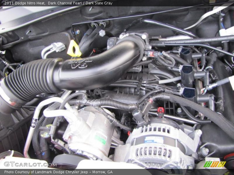 Dark Charcoal Pearl / Dark Slate Gray 2011 Dodge Nitro Heat