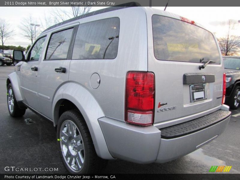 Bright Silver Metallic / Dark Slate Gray 2011 Dodge Nitro Heat