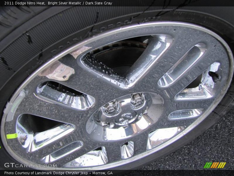 Bright Silver Metallic / Dark Slate Gray 2011 Dodge Nitro Heat