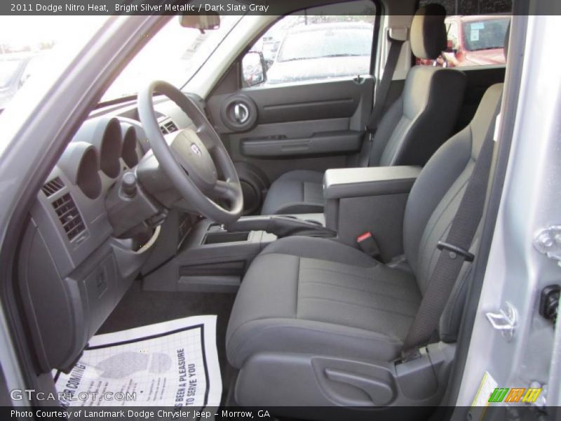 Bright Silver Metallic / Dark Slate Gray 2011 Dodge Nitro Heat