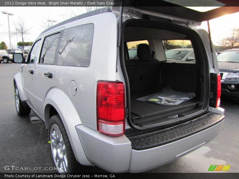 Bright Silver Metallic / Dark Slate Gray 2011 Dodge Nitro Heat