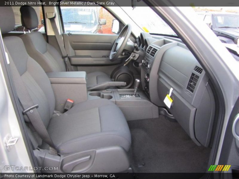Bright Silver Metallic / Dark Slate Gray 2011 Dodge Nitro Heat