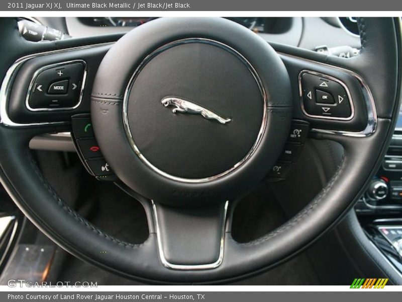 Ultimate Black Metallic / Jet Black/Jet Black 2011 Jaguar XJ XJ