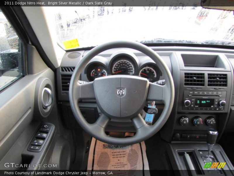 Bright Silver Metallic / Dark Slate Gray 2011 Dodge Nitro Heat