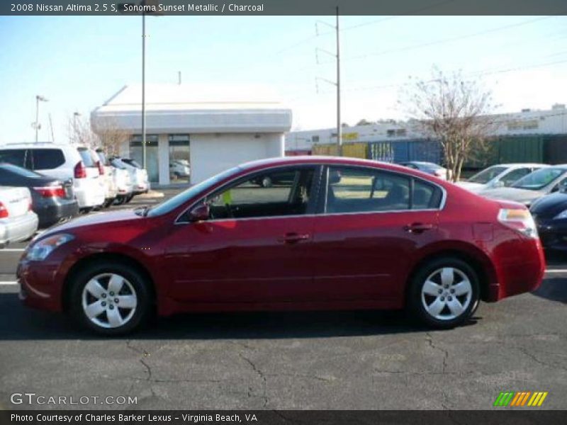 Sonoma Sunset Metallic / Charcoal 2008 Nissan Altima 2.5 S