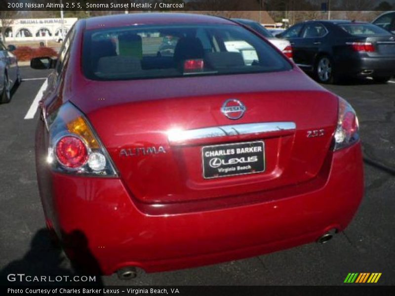 Sonoma Sunset Metallic / Charcoal 2008 Nissan Altima 2.5 S