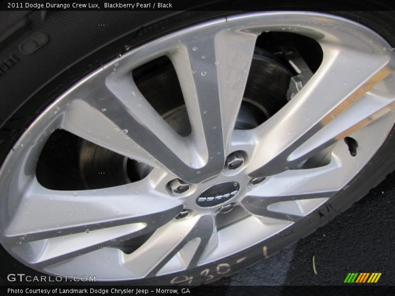 Blackberry Pearl / Black 2011 Dodge Durango Crew Lux