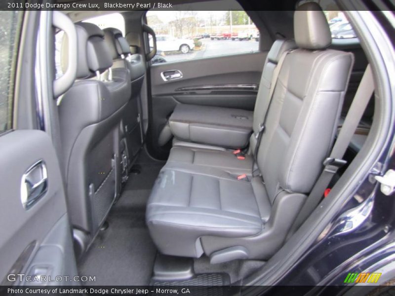 Blackberry Pearl / Black 2011 Dodge Durango Crew Lux