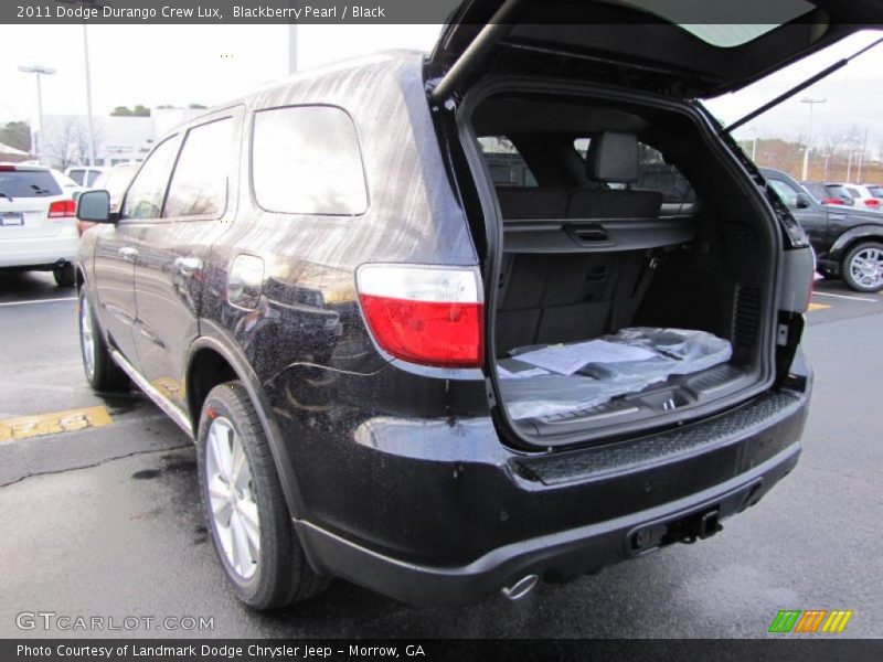 Blackberry Pearl / Black 2011 Dodge Durango Crew Lux