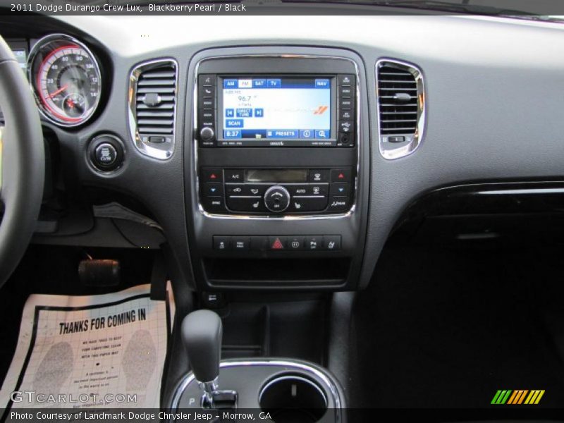 Controls of 2011 Durango Crew Lux