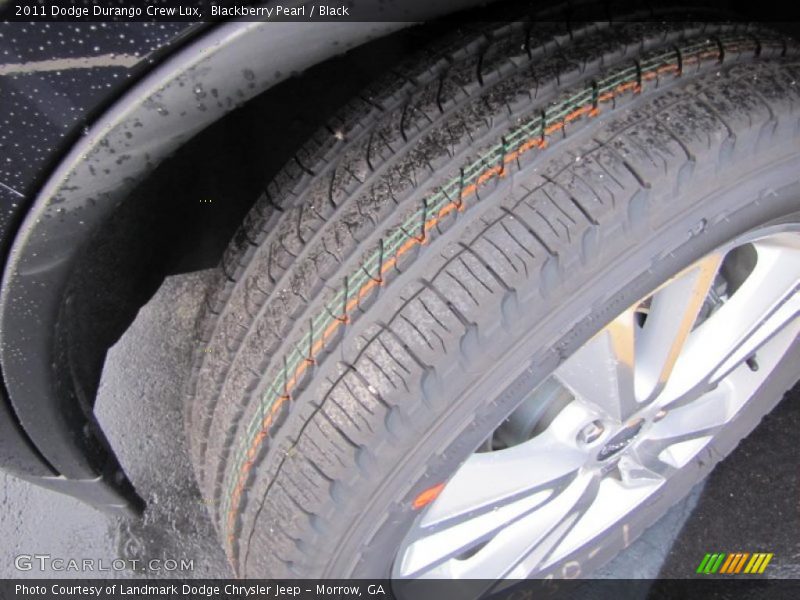 Blackberry Pearl / Black 2011 Dodge Durango Crew Lux