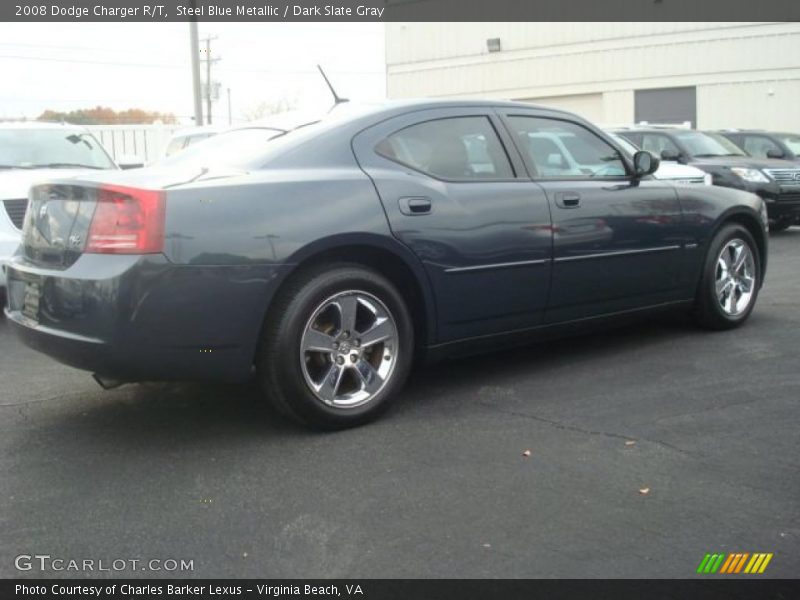 Steel Blue Metallic / Dark Slate Gray 2008 Dodge Charger R/T