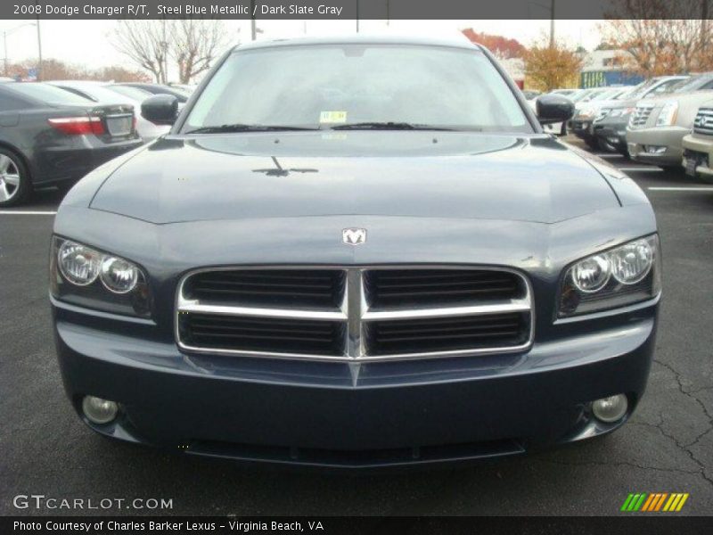 Steel Blue Metallic / Dark Slate Gray 2008 Dodge Charger R/T