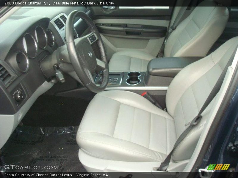 Steel Blue Metallic / Dark Slate Gray 2008 Dodge Charger R/T