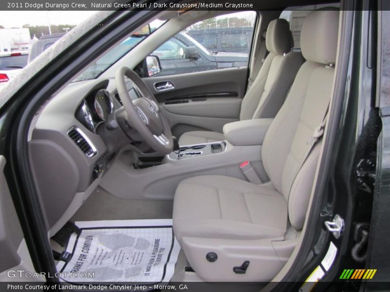  2011 Durango Crew Dark Graystone/Medium Graystone Interior