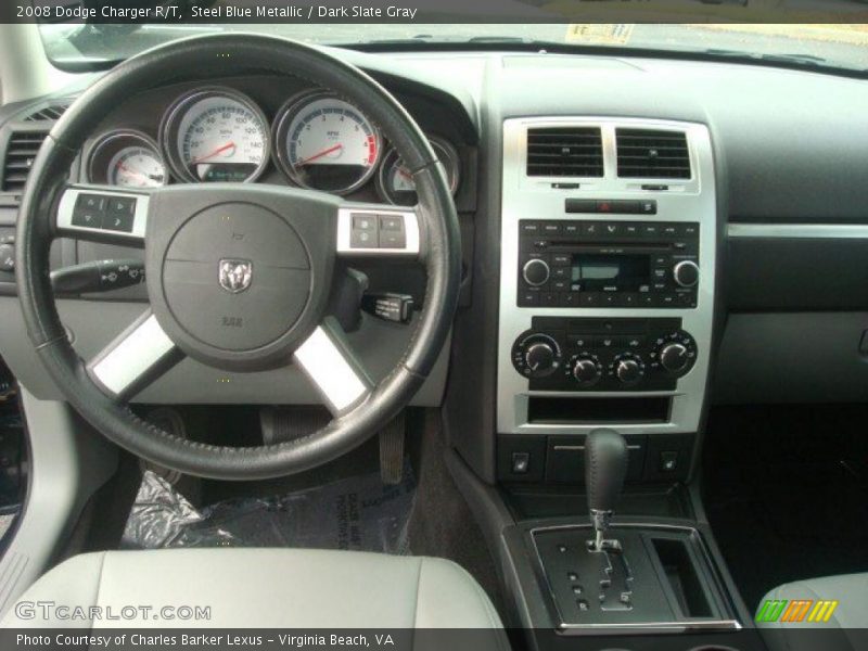 Steel Blue Metallic / Dark Slate Gray 2008 Dodge Charger R/T