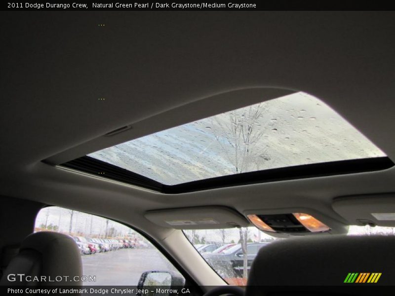Natural Green Pearl / Dark Graystone/Medium Graystone 2011 Dodge Durango Crew