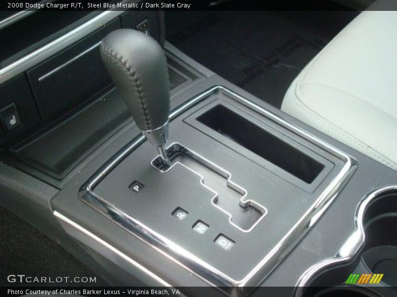 Steel Blue Metallic / Dark Slate Gray 2008 Dodge Charger R/T