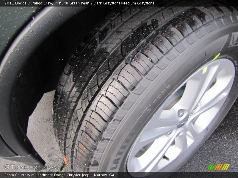 Natural Green Pearl / Dark Graystone/Medium Graystone 2011 Dodge Durango Crew