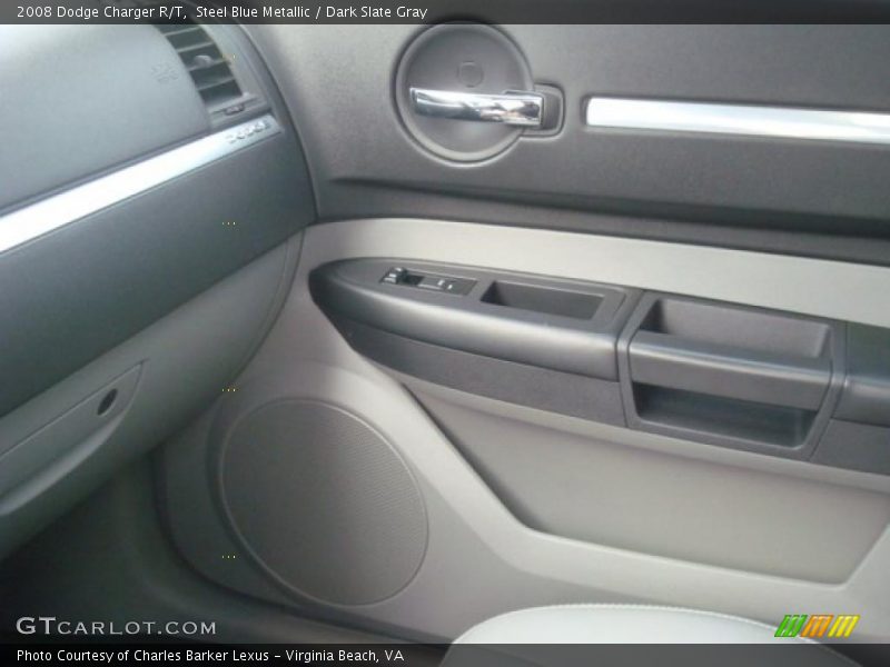 Steel Blue Metallic / Dark Slate Gray 2008 Dodge Charger R/T