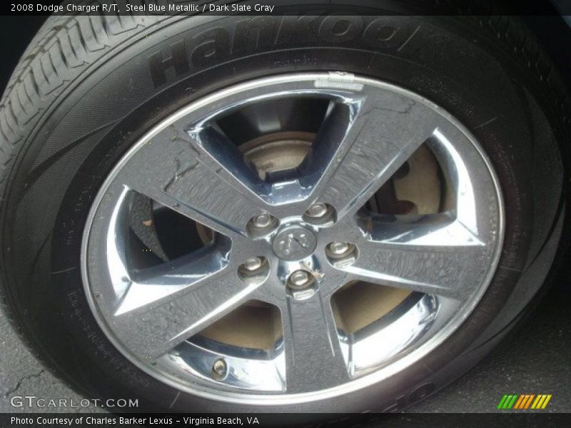 Steel Blue Metallic / Dark Slate Gray 2008 Dodge Charger R/T