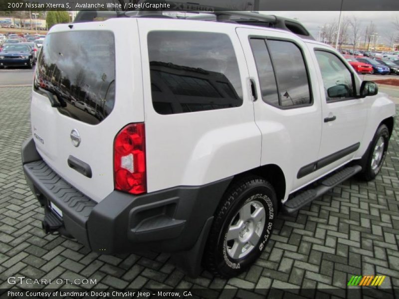 Avalanche White / Steel/Graphite 2007 Nissan Xterra S
