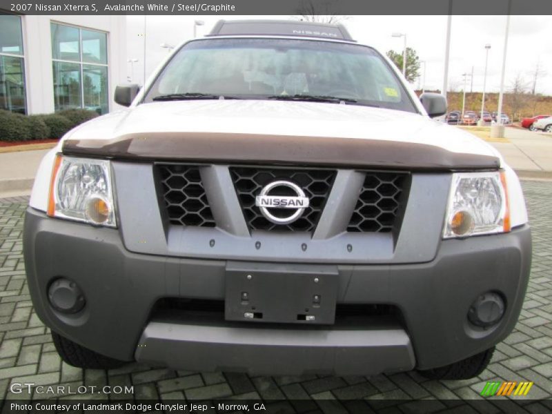 Avalanche White / Steel/Graphite 2007 Nissan Xterra S