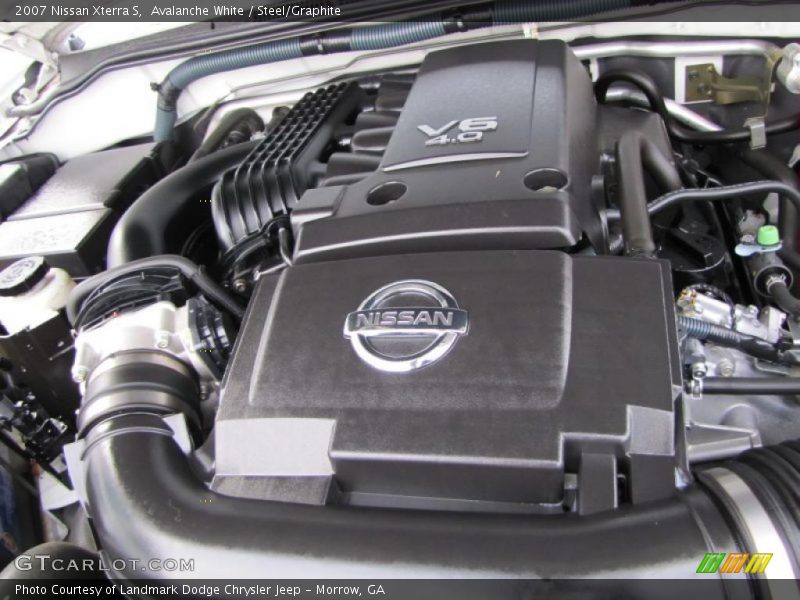 Avalanche White / Steel/Graphite 2007 Nissan Xterra S