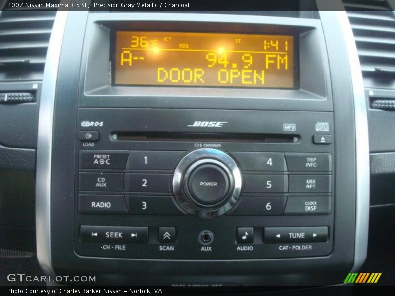 Precision Gray Metallic / Charcoal 2007 Nissan Maxima 3.5 SL