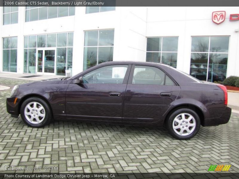 Blackberry / Light Gray/Ebony 2006 Cadillac CTS Sedan