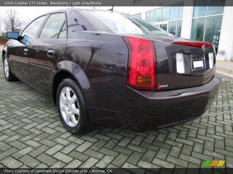 Blackberry / Light Gray/Ebony 2006 Cadillac CTS Sedan