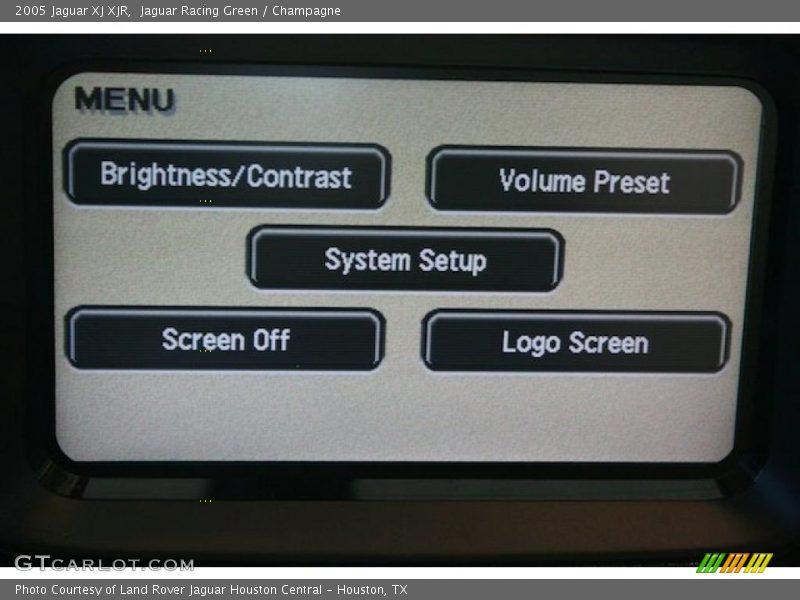 Jaguar Racing Green / Champagne 2005 Jaguar XJ XJR