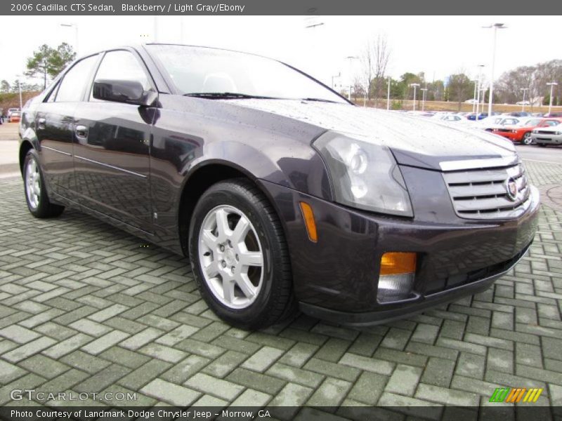 Blackberry / Light Gray/Ebony 2006 Cadillac CTS Sedan