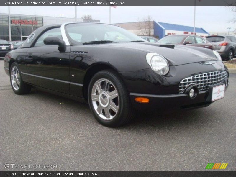 Evening Black / Black Ink 2004 Ford Thunderbird Premium Roadster