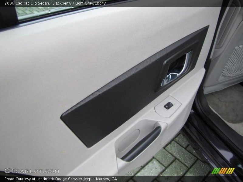 Blackberry / Light Gray/Ebony 2006 Cadillac CTS Sedan