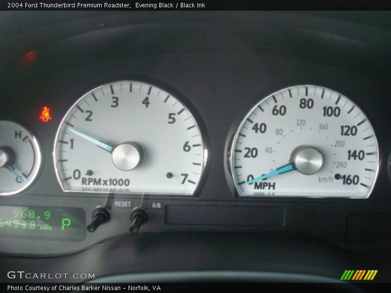  2004 Thunderbird Premium Roadster Premium Roadster Gauges