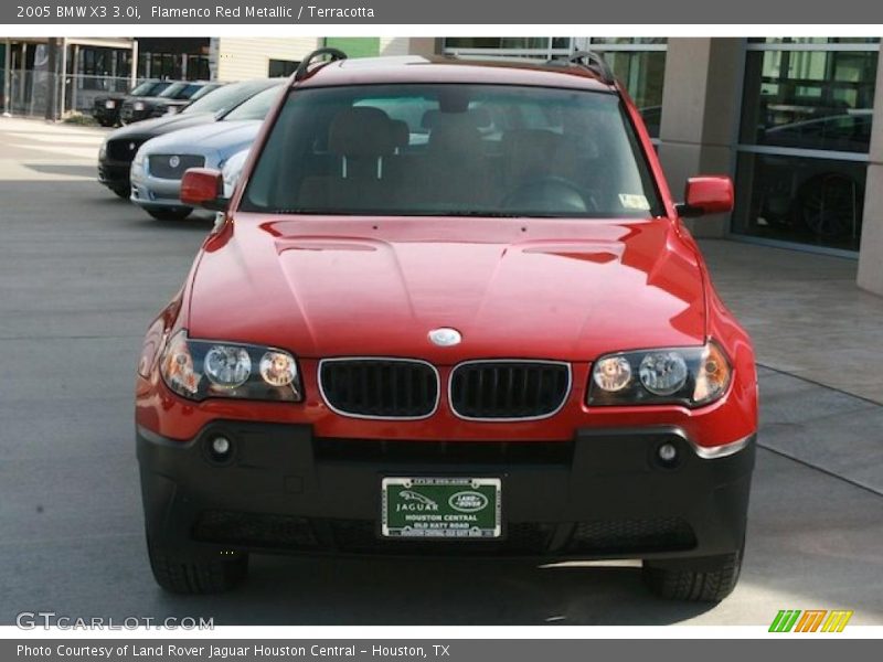 Flamenco Red Metallic / Terracotta 2005 BMW X3 3.0i