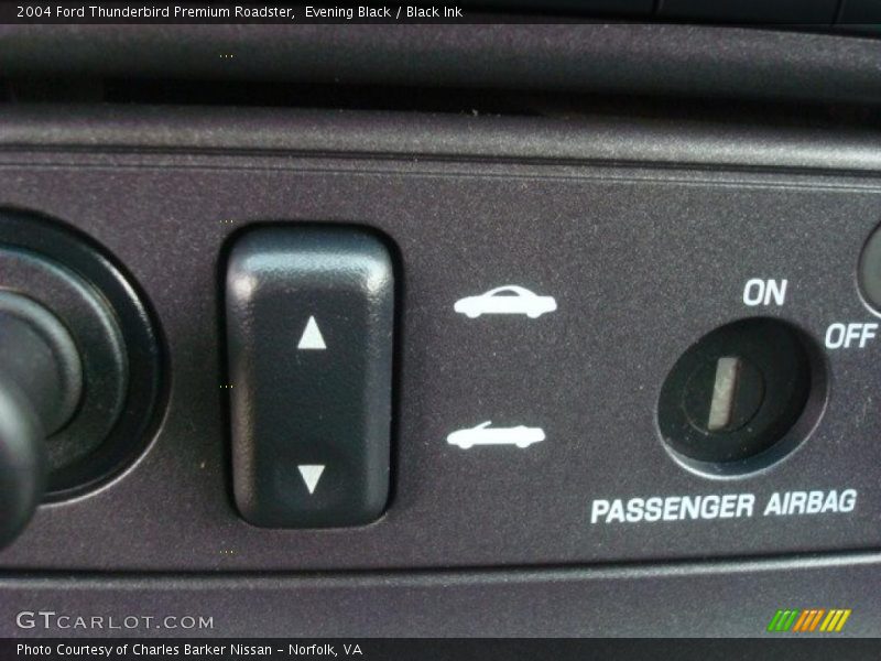 Controls of 2004 Thunderbird Premium Roadster
