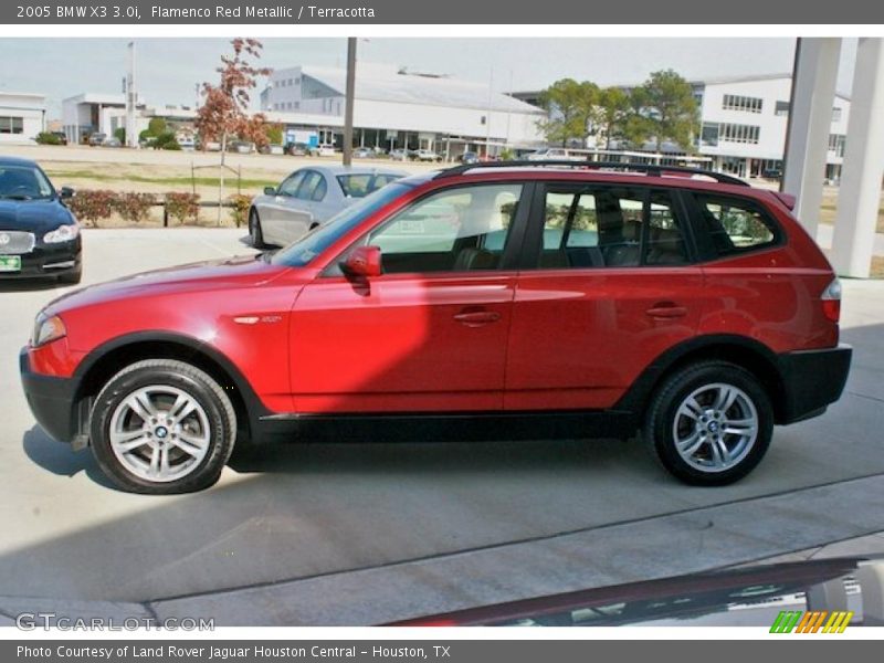 Flamenco Red Metallic / Terracotta 2005 BMW X3 3.0i