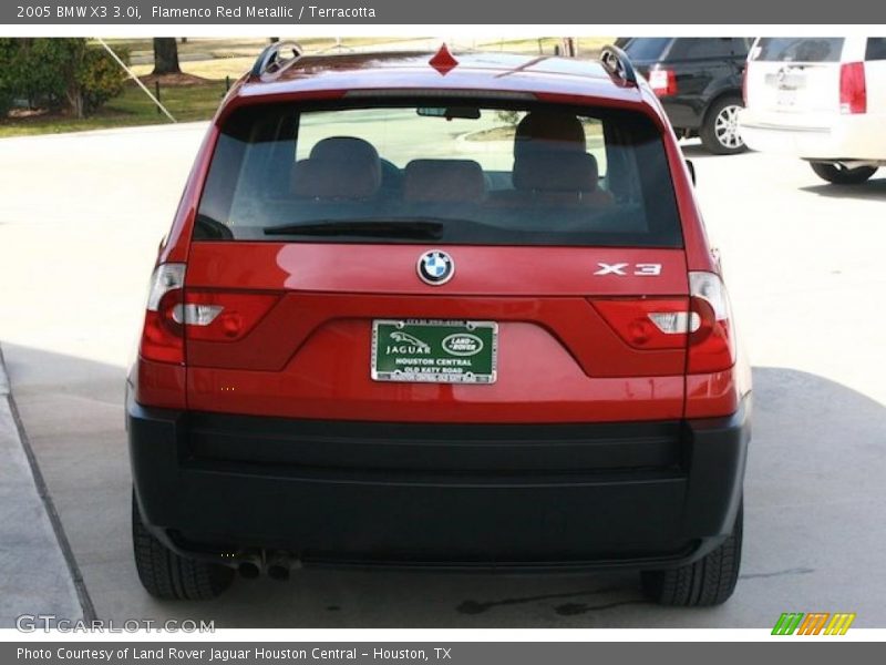 Flamenco Red Metallic / Terracotta 2005 BMW X3 3.0i