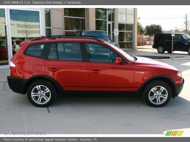 Flamenco Red Metallic / Terracotta 2005 BMW X3 3.0i