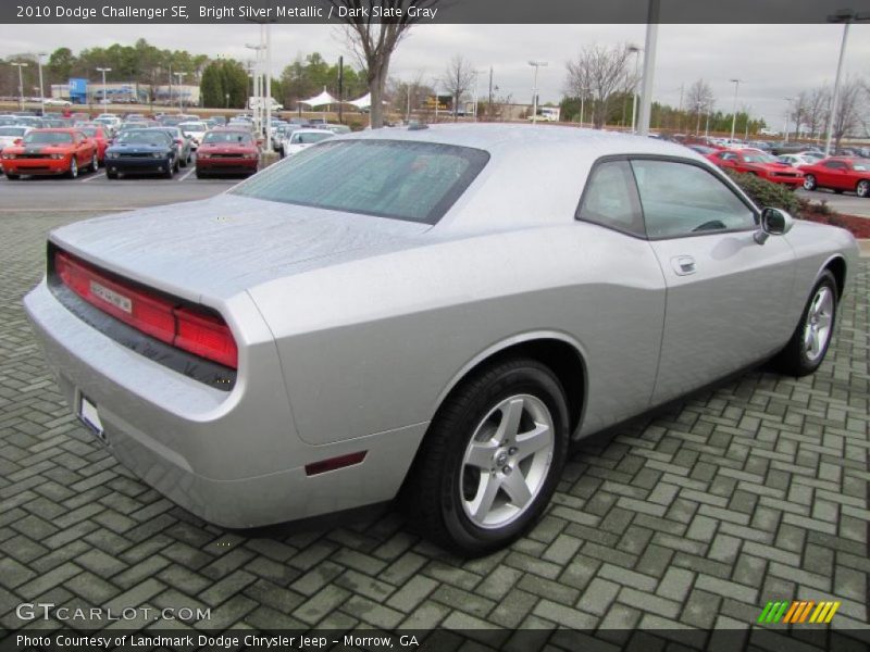 Bright Silver Metallic / Dark Slate Gray 2010 Dodge Challenger SE
