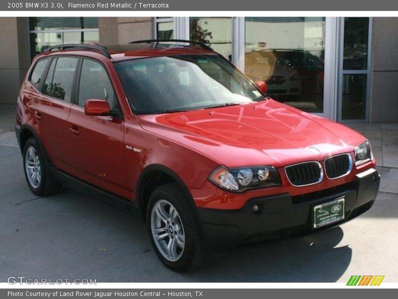 Flamenco Red Metallic / Terracotta 2005 BMW X3 3.0i