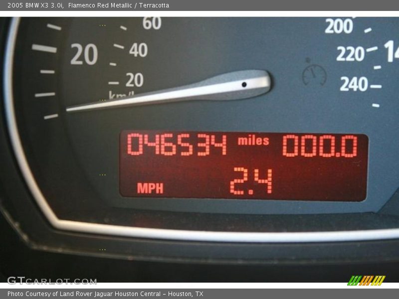 Flamenco Red Metallic / Terracotta 2005 BMW X3 3.0i