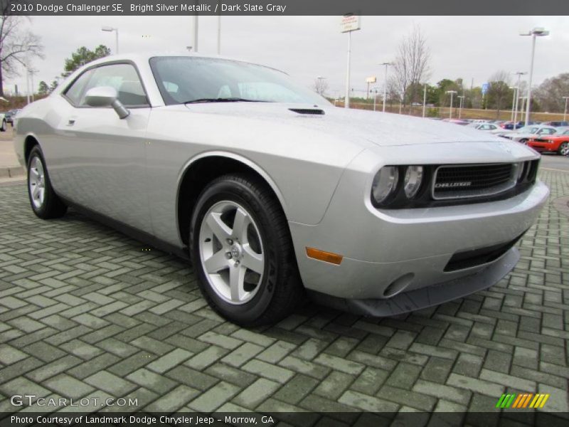 Bright Silver Metallic / Dark Slate Gray 2010 Dodge Challenger SE