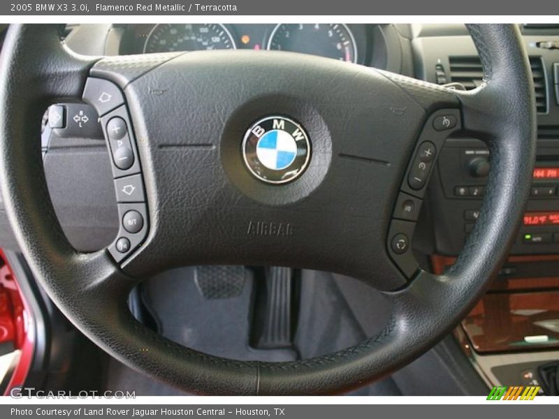Flamenco Red Metallic / Terracotta 2005 BMW X3 3.0i