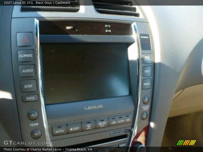 Black Onyx / Cashmere 2007 Lexus ES 350