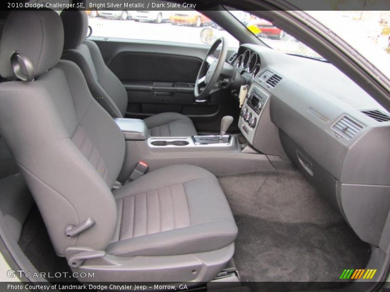 Bright Silver Metallic / Dark Slate Gray 2010 Dodge Challenger SE