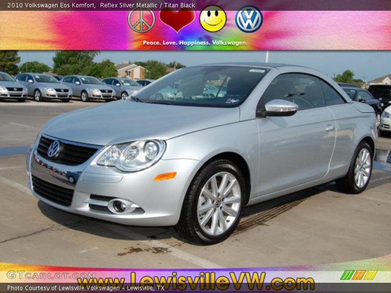 Reflex Silver Metallic / Titan Black 2010 Volkswagen Eos Komfort